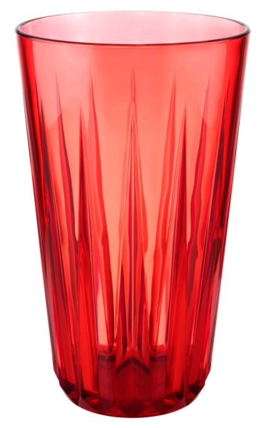 Trinkbecher Crystal rot D9cm H15.5cm, 500ml