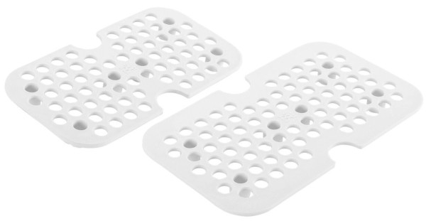 2er Set Vakuum Zubehörset Abtrg Gitter M/L Weiss