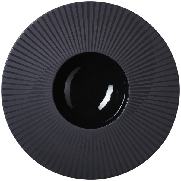 Sphere Teller 180ml D30.5cm H5cm brilliant schwarz meteor