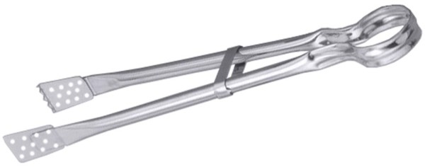 Grillzange 51 cm, perforiert