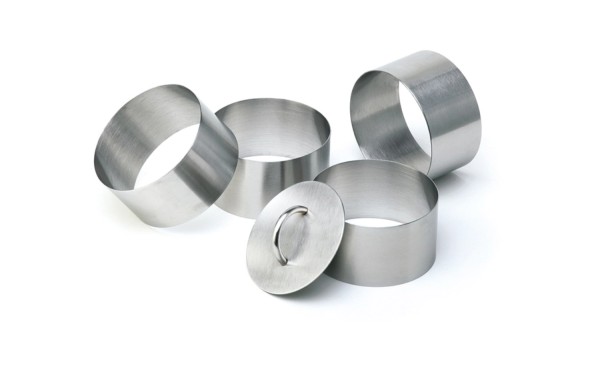 5er Set Schaumspeiseringe, ca. D8cm, H4.5cm