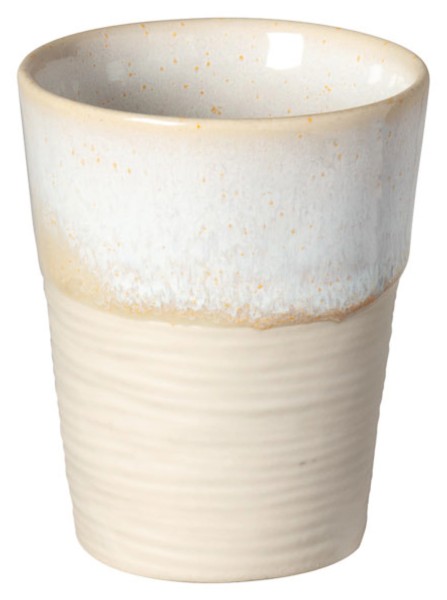 Nótos Becher ohne Henkel 270ml D8.1cm H10.6cm weiss/sand