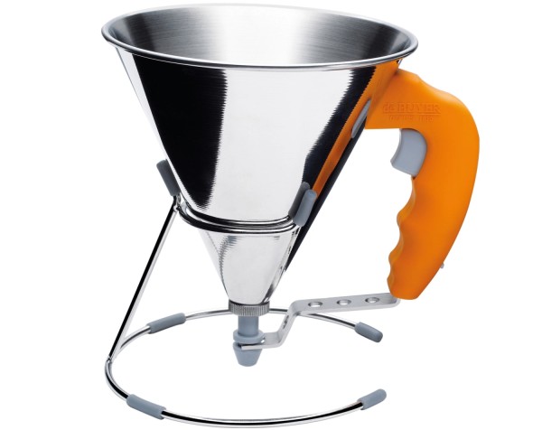 KWIK Saucen-u. Fondanttricher 0.8 L. D:15cm oranger Griff