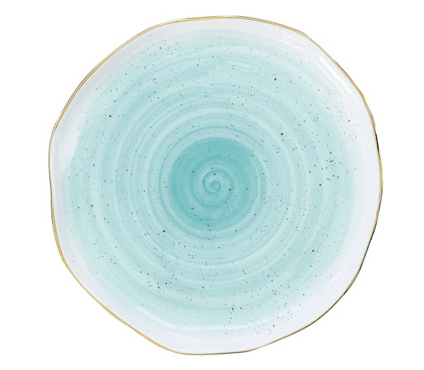 Artesanal Teller, blau, D16cm