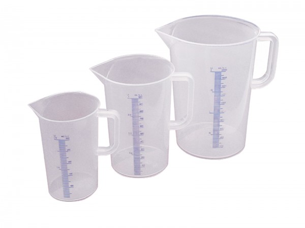 Messbecher graduiert 5 lt.
