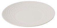 Arborescence Platzteller rund H3.4cm D31cm elfenbein