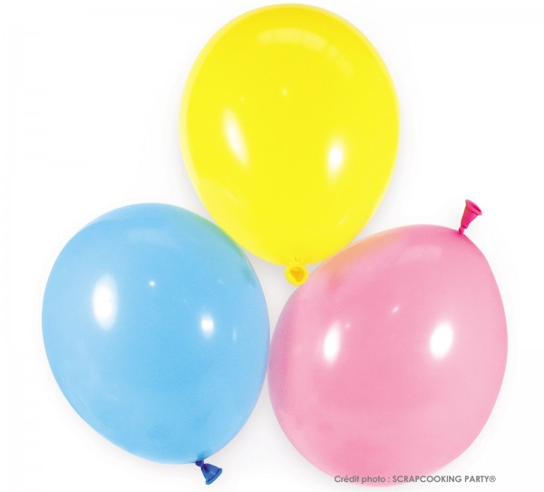 Luftballons assortiert 6 Stk. Ø25cm