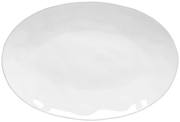 Livia Platte oval 45x31.1cm H4.1cm weiss
