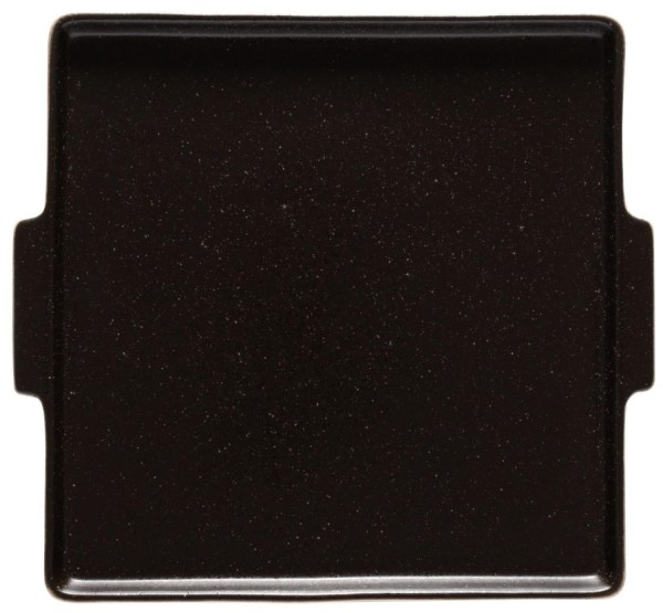 Nótos Platte rechteckig 22.4x20.7cm H2cm schwarz
