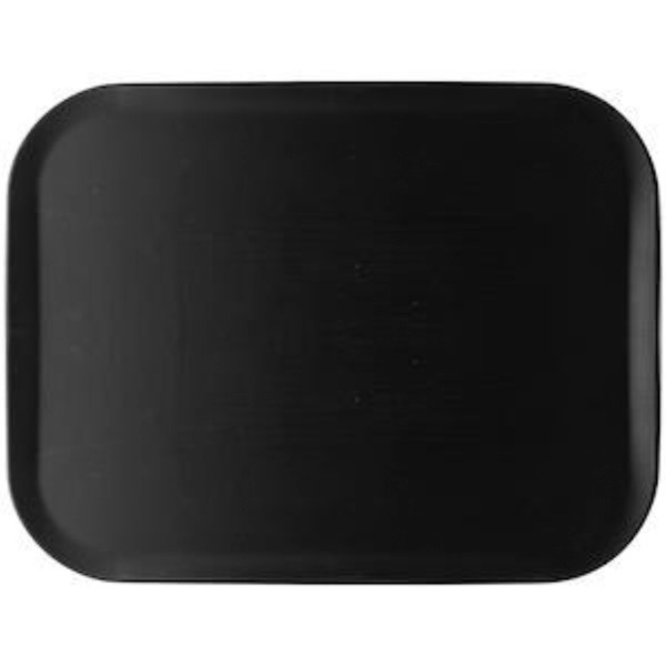 Tablett Roccandia Grain black 43x33cm