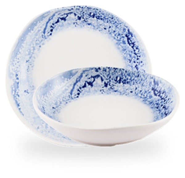 Fresco Blue Organic Schüssel tief 21.5cm