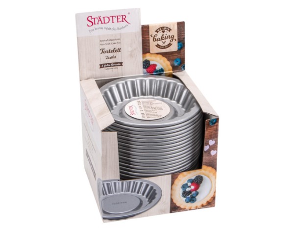 Tortelettbackform ø10cm silber