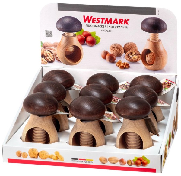 Display mit 9Stk. Nussknacker Holzi