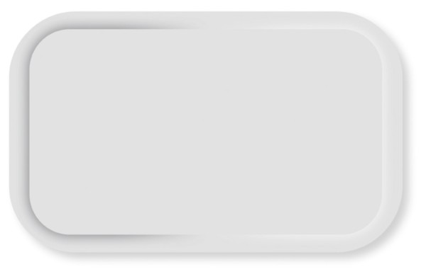 Smart Tablett Rocca Grain GN 1/1 53x32.5cm grau