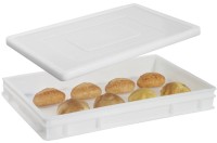 Pizzaballenbehälter, weiss 60 x 40 x 7,5 cm