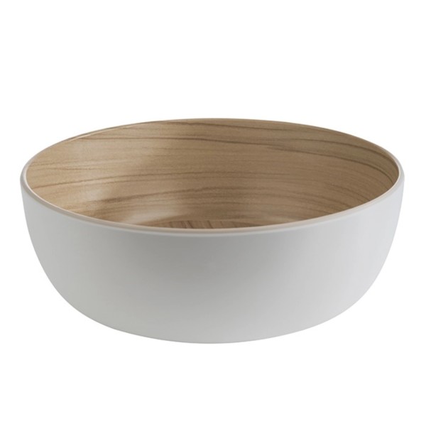 Schale FRIDA D21.5cm, H7.5cm, weiss