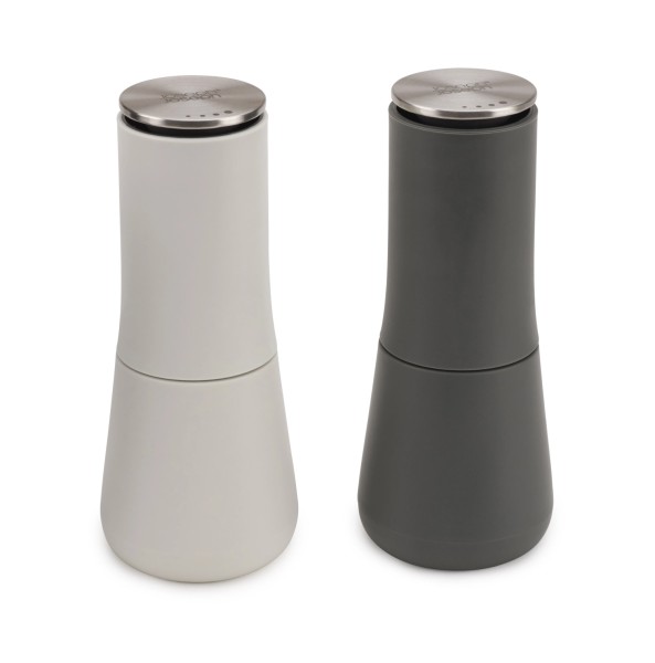 2er Set Milltop Salz- und Pfeffermühle H16.9cm D7cm grau