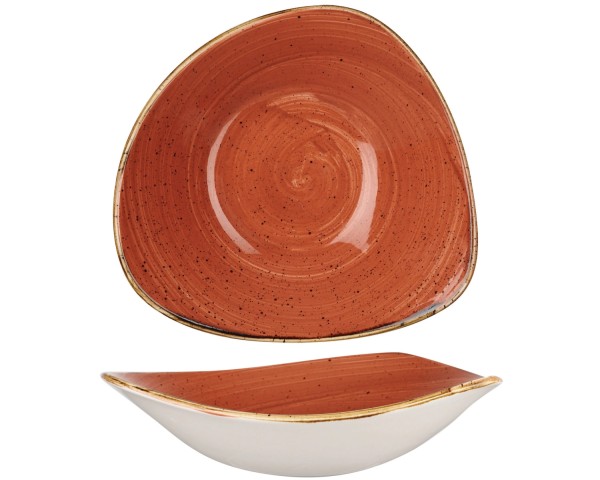 Stonecast Spiced Orange Triangel Schüssel 18.5cm