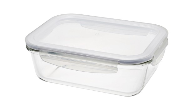 Ofenglas Behälter mit Deckel rechteckig 2lt 25.1x18.9x8.8cm
