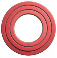 Ring Topfuntersetzer, 3-tlg., rot