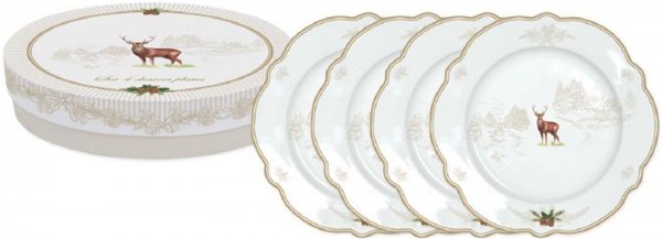 4er Set Deer Dessertteller Ø29 cm