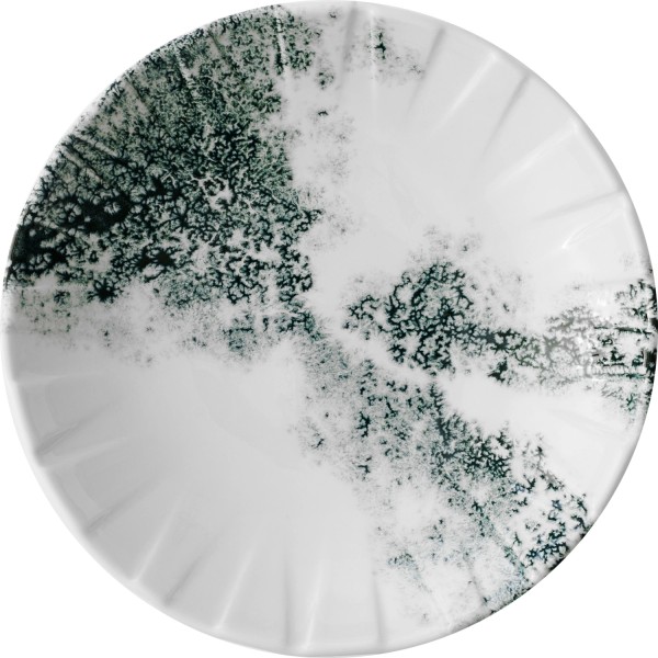 Alchemy Abstract Smoke Black Coupe Teller tief 21cm