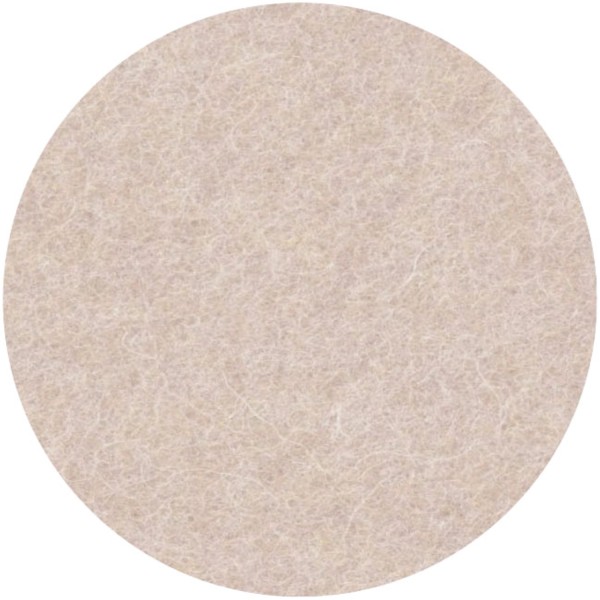 Wollfilz Untersetzer Sand Melange rund D10cm