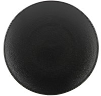 Equinoxe Frühstücksteller, Ø16cm, H:2cm, schwarz