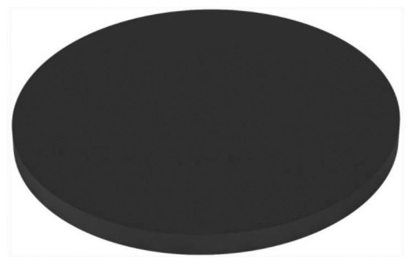 Decò Platte rund, D15cm, schwarz