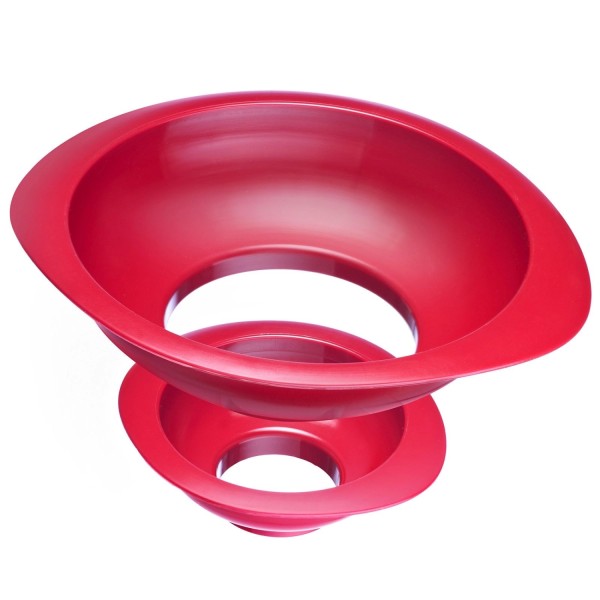 2-tlg. Set Einmachtrichter Twix, 17x15x4 u. 11x10x4cm
