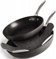 1200x Pfannenschoner 3er Set Stern 38cm, anthrazit
