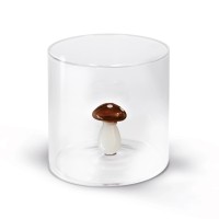 Glas aus Borosilikat 250ml Pilzen