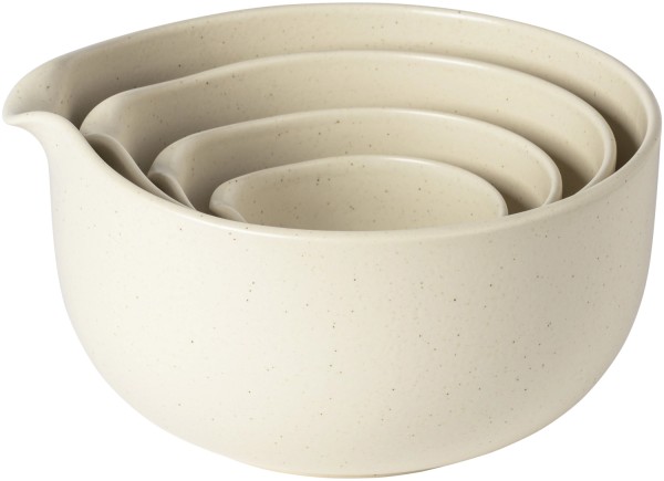 4er Set Pacifica Rührschüssel vanilla