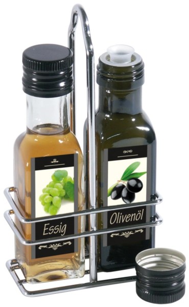 Menage Essig u. Öl 2tlg. 100ml 9.5x5x18.5cm