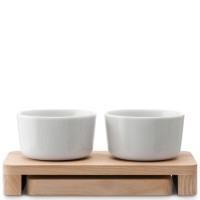 Collective Servierset LxBxH19.5x16x8cm Esche weiss