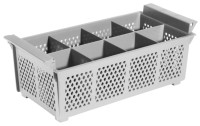Besteckspülkorb, grau