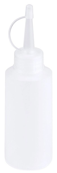 Enghalsflasche transparent, 120 ml/4.2x14.5 cm