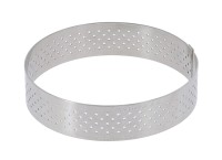 Tortenring rund perforiert D12.5cm H2cm
