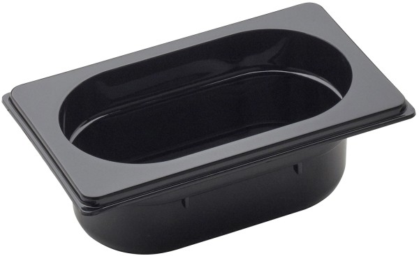 GN Behälter 1/9 Polycarbonat H6.5cm schwarz