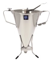 KWIK Saucen-u. Fondanttrichter 3.3L. D:20cm mit Ständer