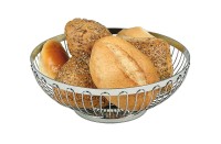 Brot und Obstkorb rund, D20cm Edelstahl
