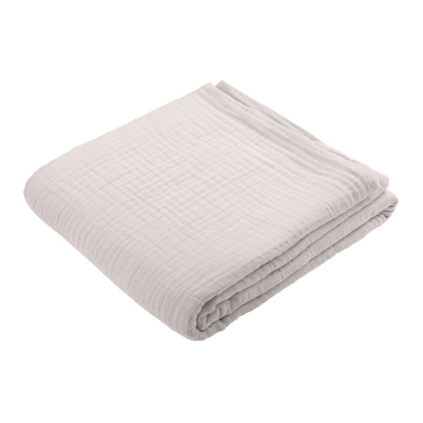 Decke 6-lagig 140x200cm dusty lavendel Biobaumwolle