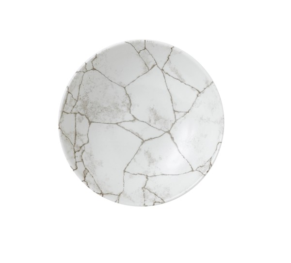 S.P. Kintsugi Agate Grey Coupe Teller tief 18.2cm