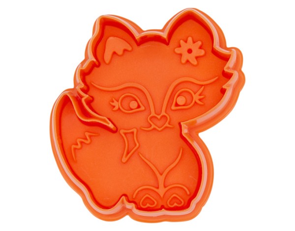 Ausstecher Fuchs 6.5 cm orange