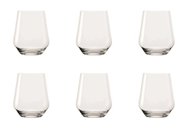 6er Set Quatrophil Whisky Tumbler 370ml H: 100mm