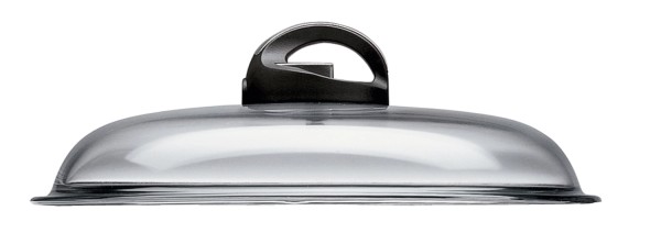 Glasdeckel mit Dampfventil hoch D16cm