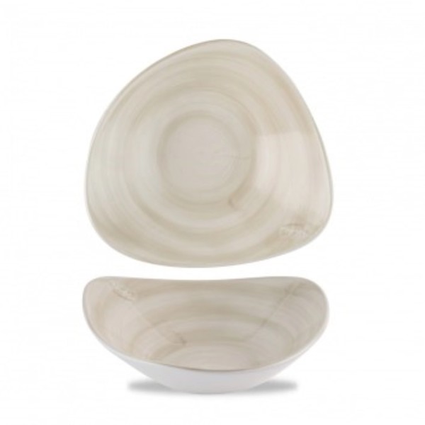 Stonecast Canvas Natural Triangel Schüssel 23.5cm