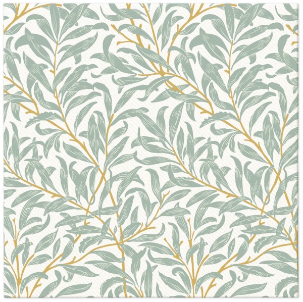 Servietten Dinner 50x Willow Branch 40x40cm