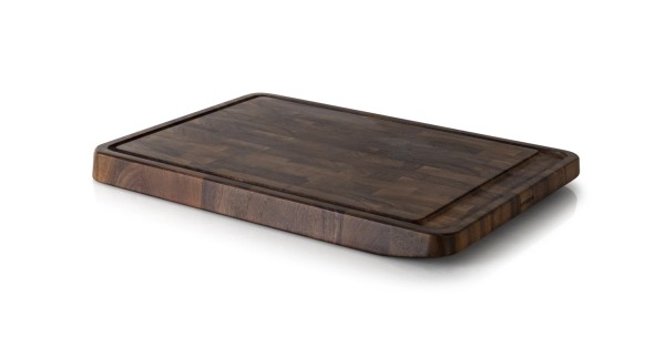 Walnuss Stirnholz Tranchierbrett 46x32.5x3.5 cm