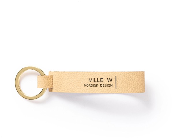 Schlüsselanhänger classic gold beige